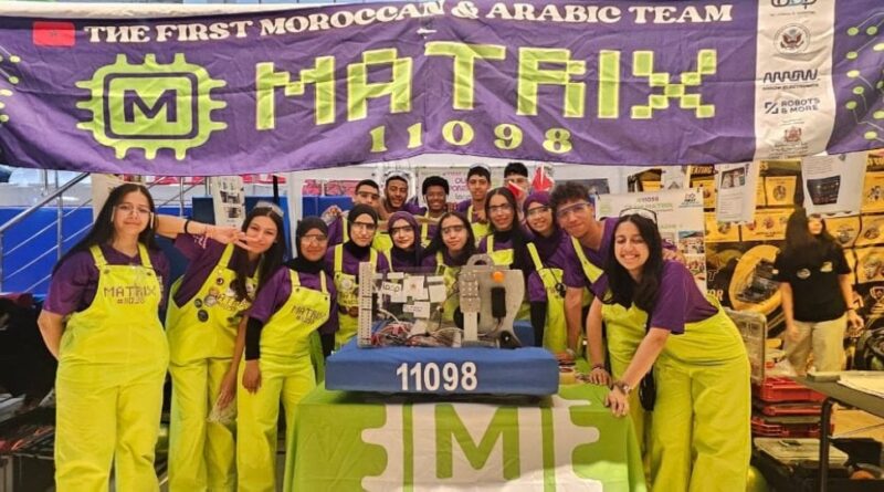 FIRST Robotics Competition : l’équipe Matrix ne fait pas ses débuts au Maroc
