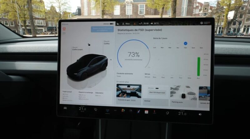 FSD de Tesla : 99 € par mois, rentabilité de la conduite autonome ?