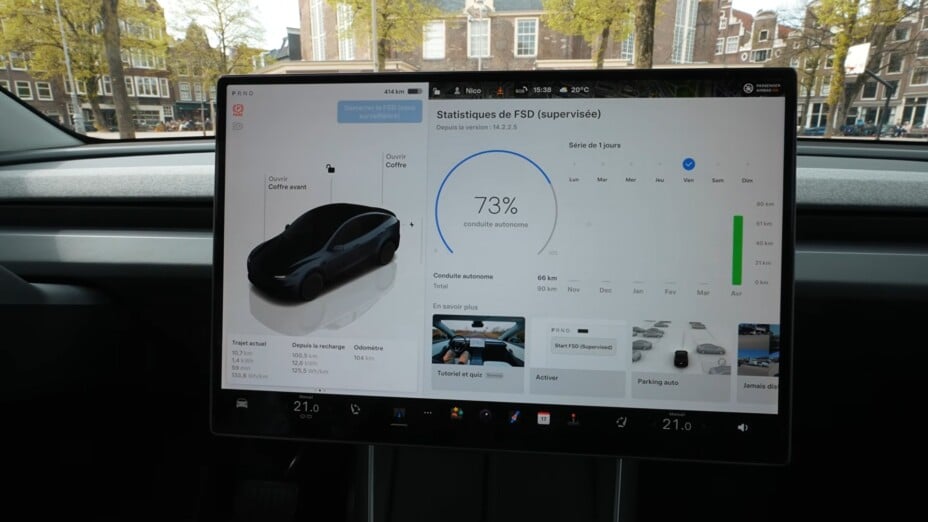 FSD de Tesla : 99 € par mois, rentabilité de la conduite autonome ?
