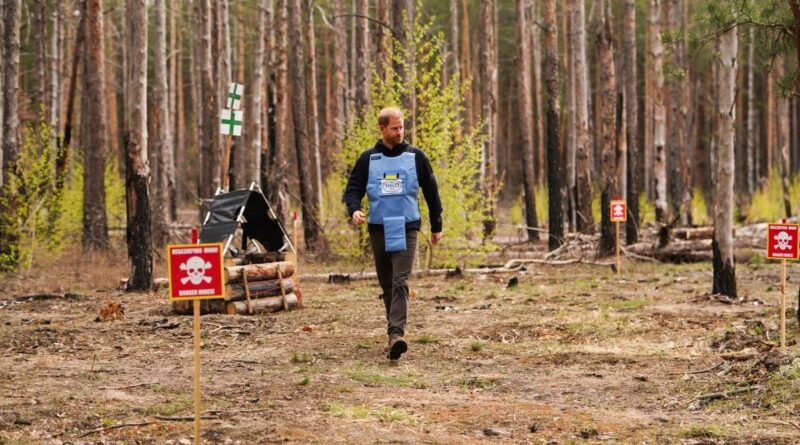 Guerre en Ukraine : Le prince Harry s'entraîne au déminage à Boutcha, 30 ans après Diana en Angola