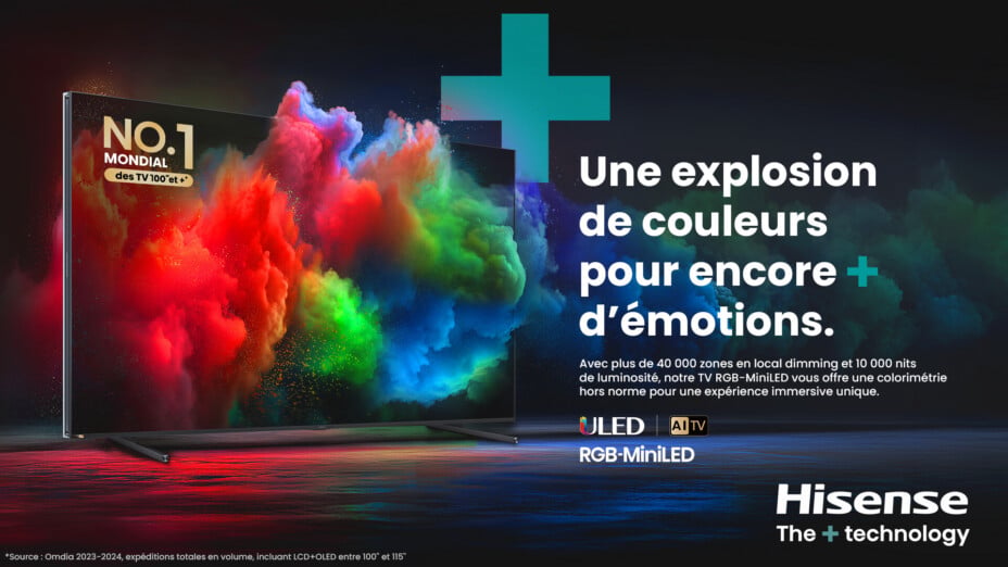 Hisense présente la technologie RGB MiniLED avec un concours FNAC ! [Sponso]
