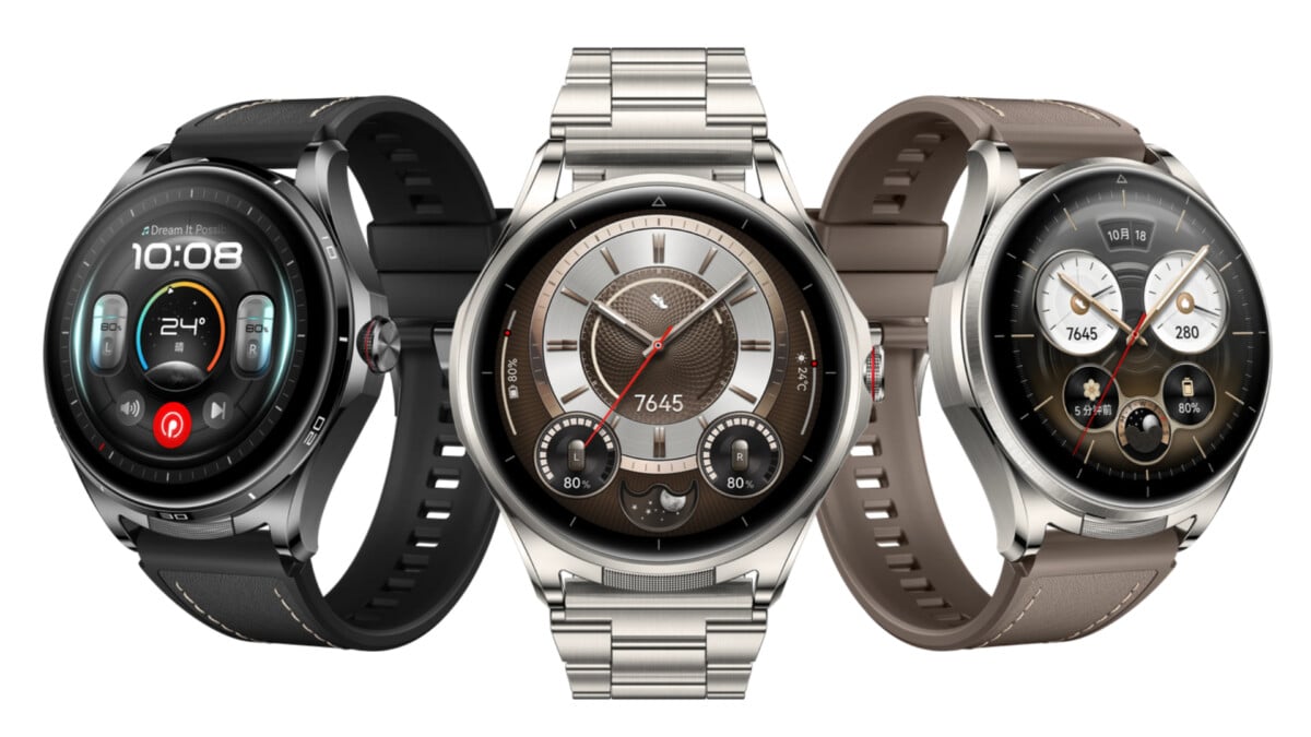 Les 3 coloris de la Huawei Watch Buds 2