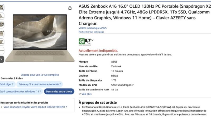 Intel Panther Lake et Snapdragon X2 : des PC introuvables, Apple en profite.