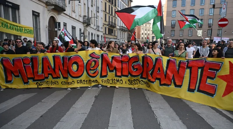 Italie : des milliers de personnes au meeting d’extrême droite à Milan