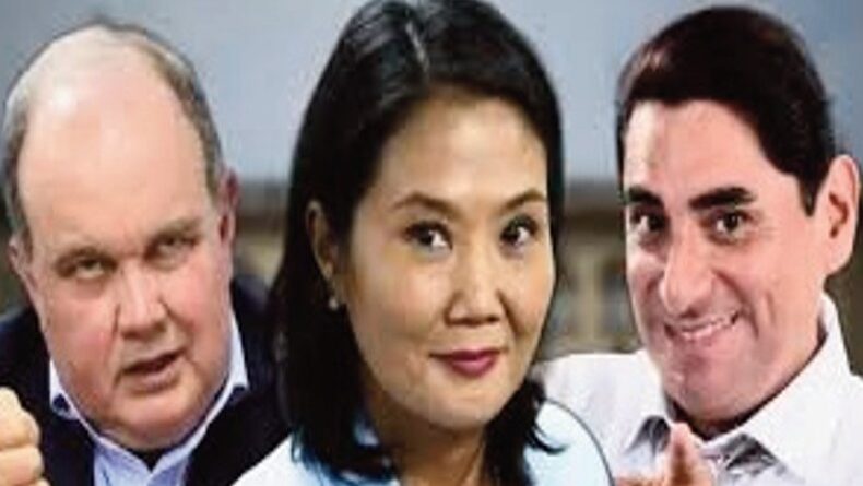 Keiko Fujimori, Carlos Alvarez et Rafael Lopez Aliaga, atypiques candidats à la présidentielle péruvienne