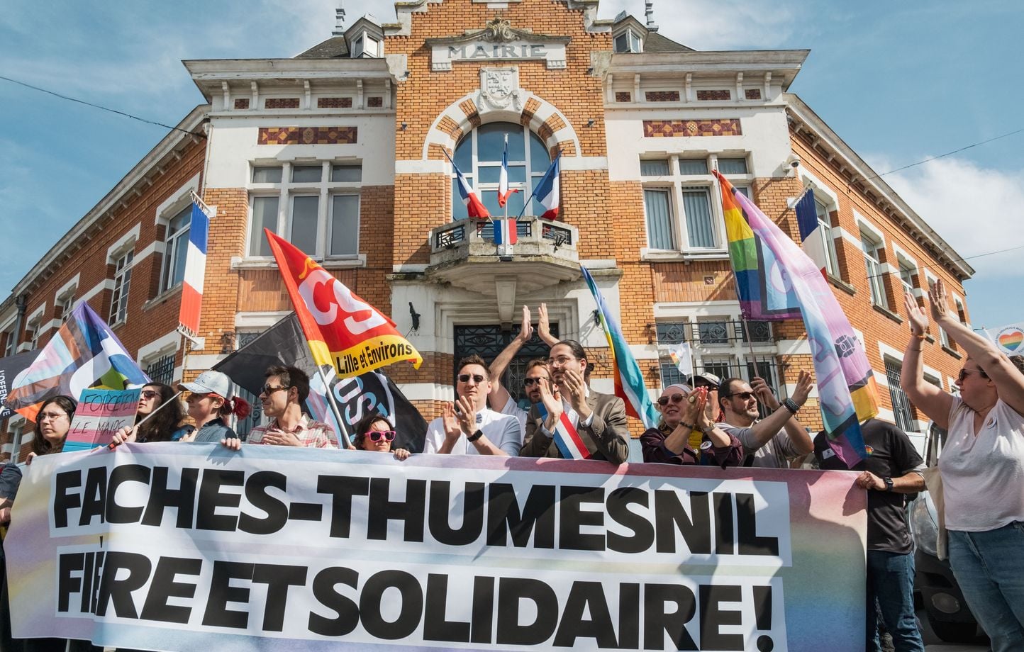 La marche des fiertés a lieu dans cette ville du Nord malgré l'annulation.
