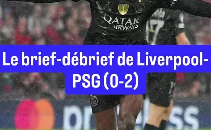 Le PSG élimine Liverpool 2-0 et atteint les demi-finales de Ligue des Champions.