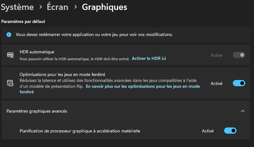 Optimiser performances gaming windows 11