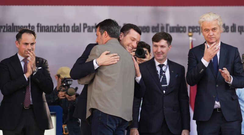 L’extrême droite européenne s'oppose à Bruxelles et à l’immigration à Milan.