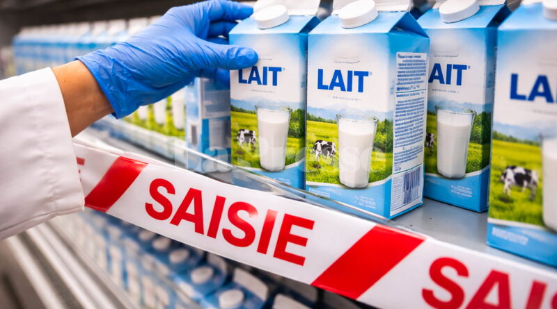 L’INSSPA ordonne la saisie et la suspension de lait.