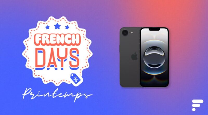 L’iPhone 16e à moins de 500 € pendant les French Days.