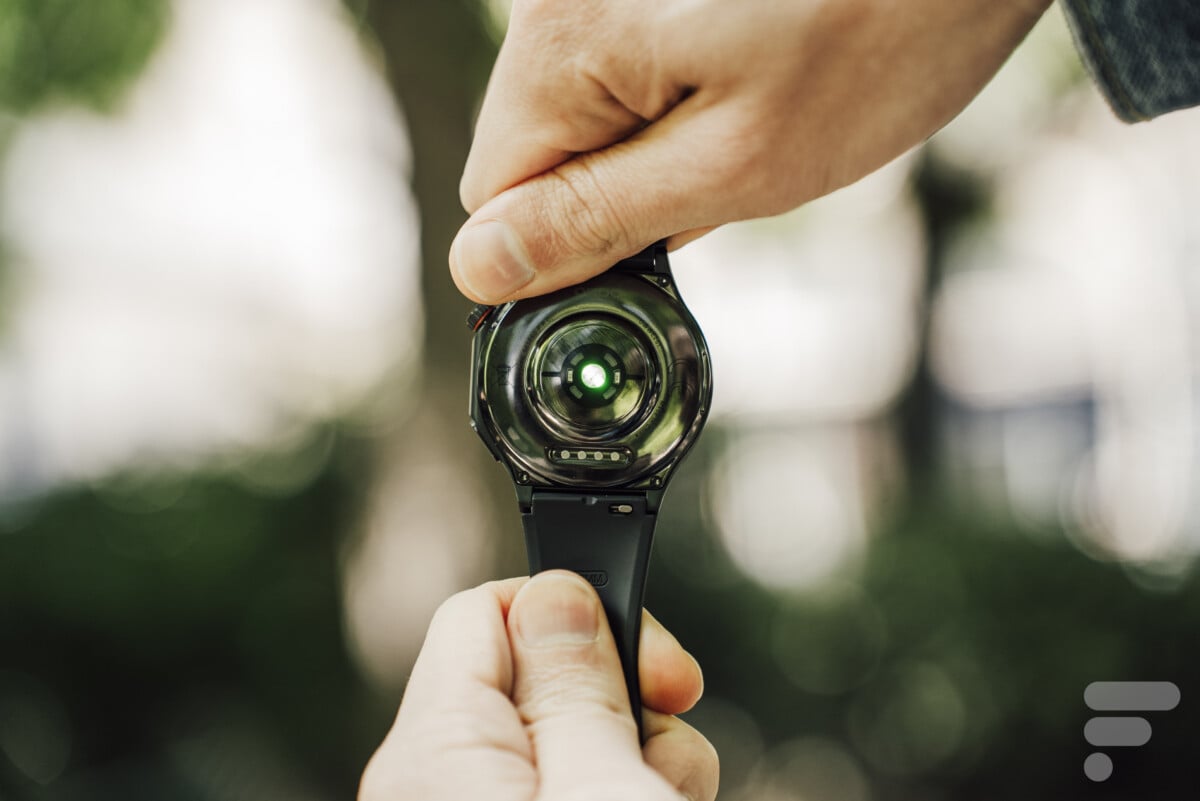 Le capteur cardio optique de l'Oppo Watch X3