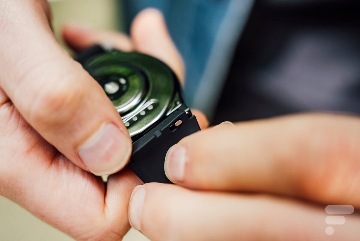 Le bracelet amovible de l'Oppo Watch X3