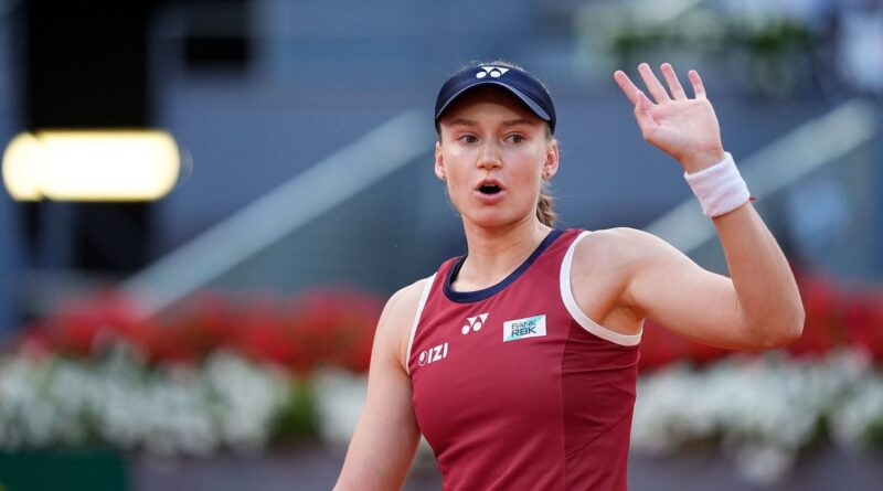 Madrid : Elena Rybakina s'insurge contre l'arbitrage électronique, « point volé »