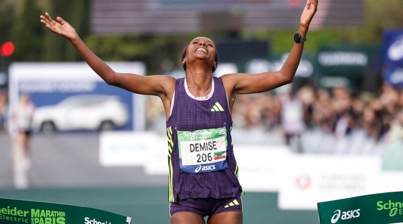 Marathon de Paris : Shure Demise (Ethiopie) établit le record féminin en 2h18:33