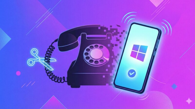 Microsoft justifie l'abandon de l'activation téléphonique de Windows après 20 ans.