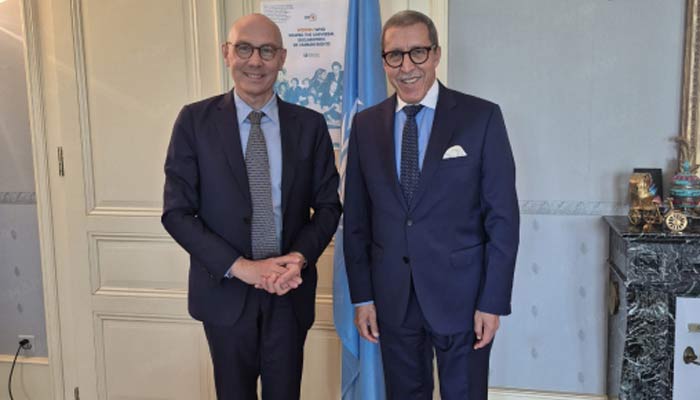 Omar Hilale rencontre les Haut-Commissaires sur la stratégie mondiale anti-terrorisme.