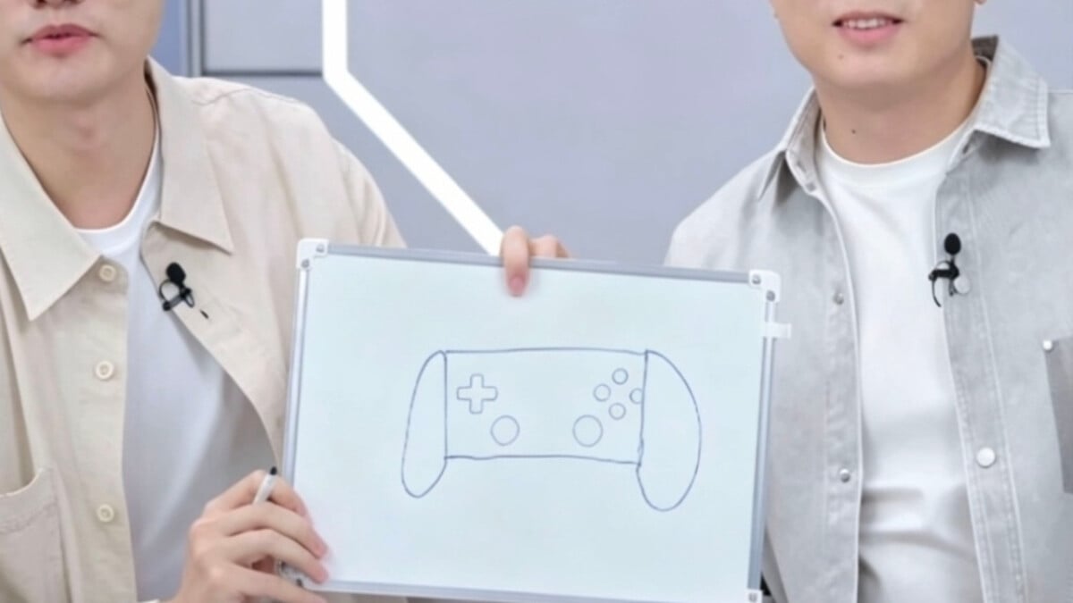 Un dessin rapide de la console portable de OnePlus