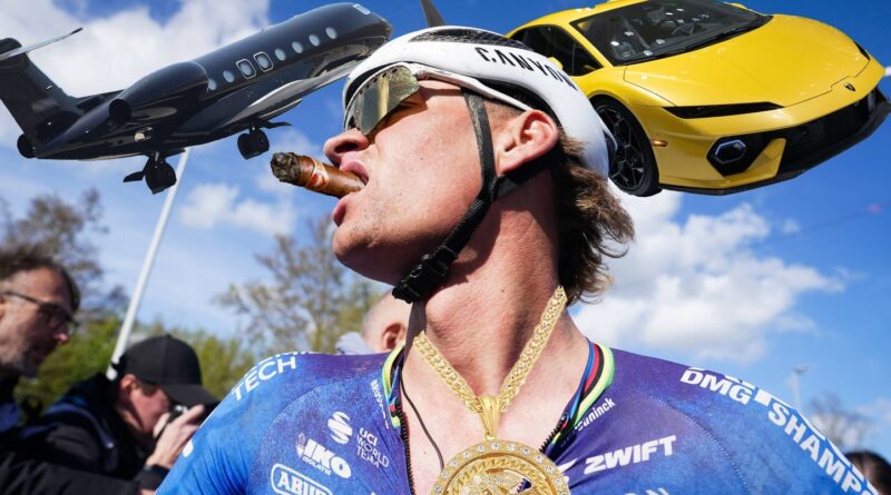 Paris-Roubaix : Van der Poel, le flambeur ne rêve pas d'une Lamborghini