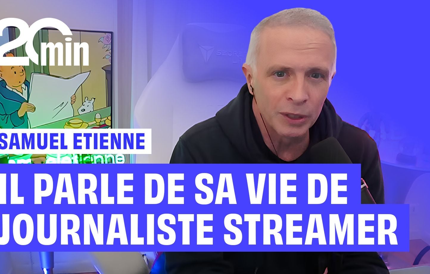 Samuel Etienne organise un festival d’orientation pro sur des sujets sérieux.