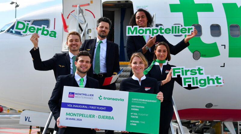 Transavia relance la ligne Montpellier–Djerba après trois ans.