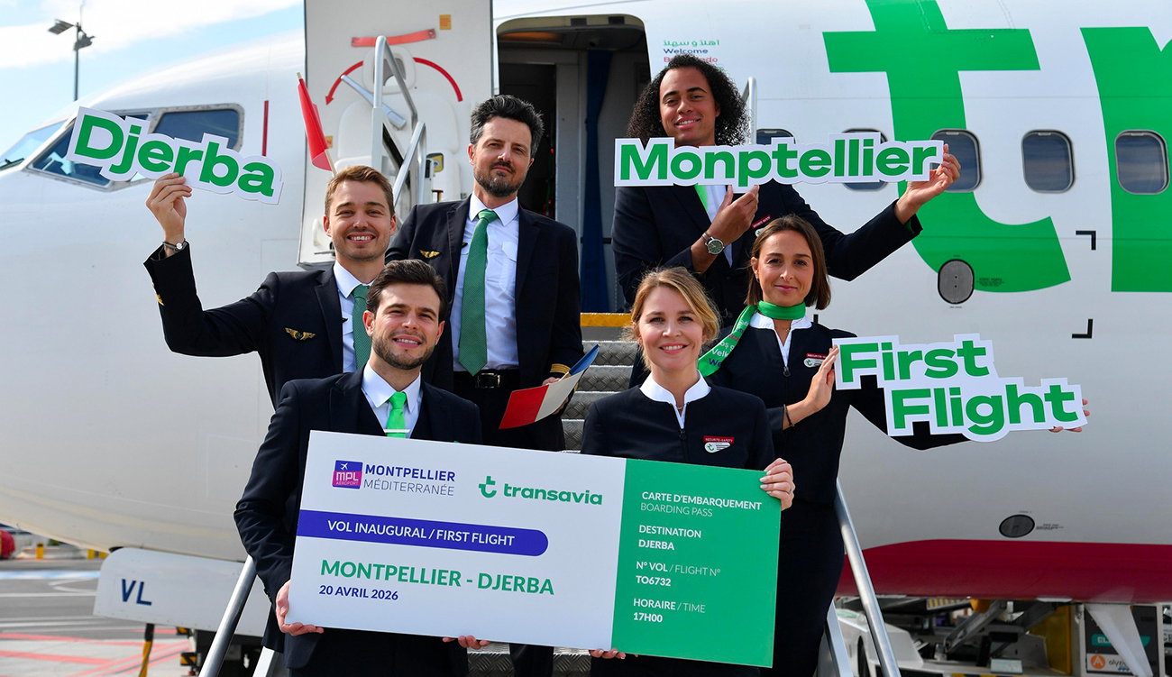 Transavia relance la ligne Montpellier–Djerba après trois ans.