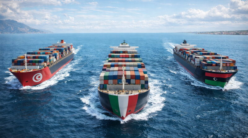 Tunisie, Italie et Libye établissent un corridor maritime régulier pour conteneurs