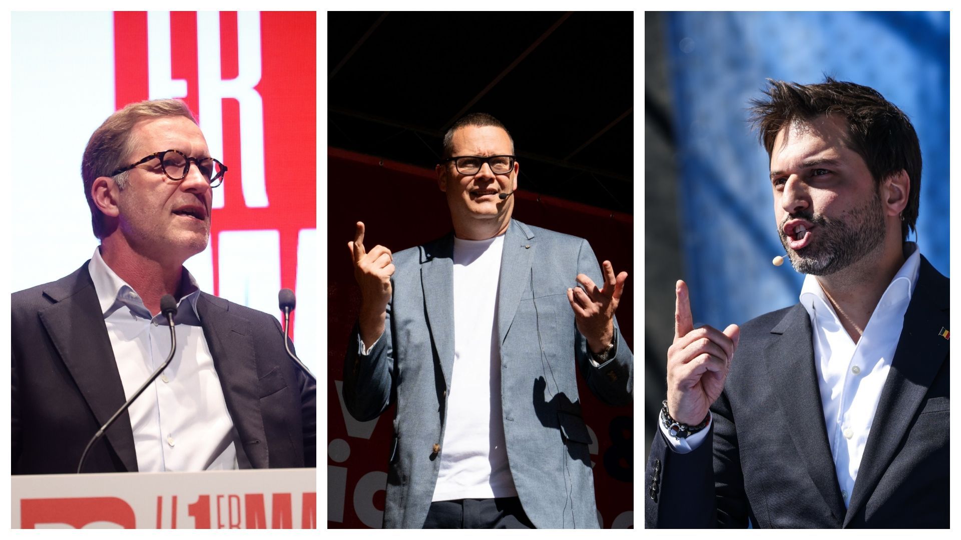 1er mai : Moments clés du meeting de MR, PS et PTB à revivre