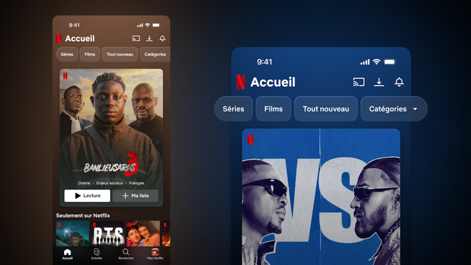 Avec « Extraits », Netflix ne lance jamais ses vidéos verticales à la TikTok.