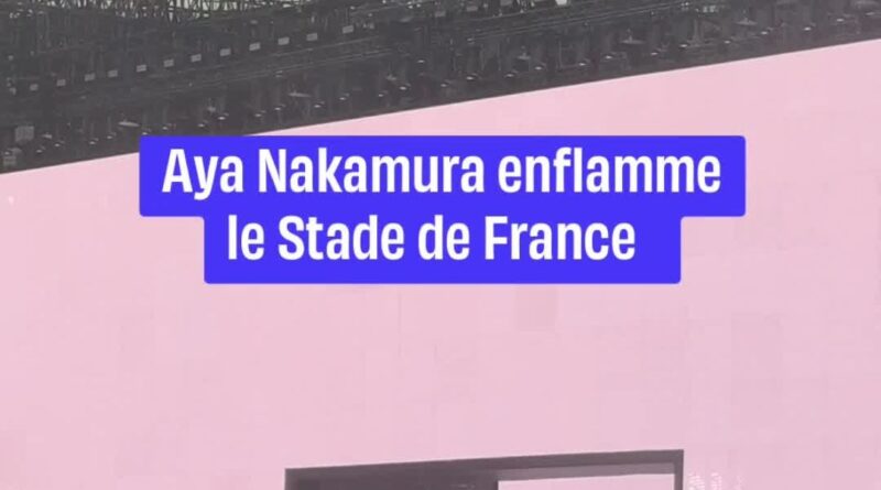 Aya Nakamura enflamme le Stade de France pour sa première à Paris.