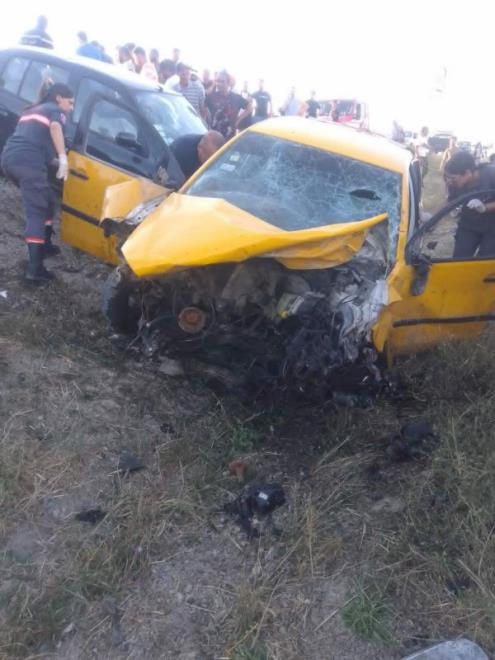Bizerte : quatre véhicules en collision, sept morts et six blessés