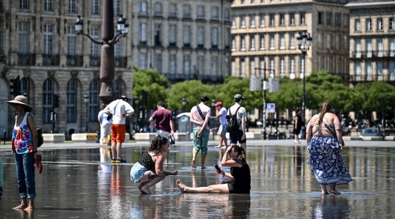 Canicule : mercredi, records de chaleur à Bordeaux, Carcassonne, 36ºC