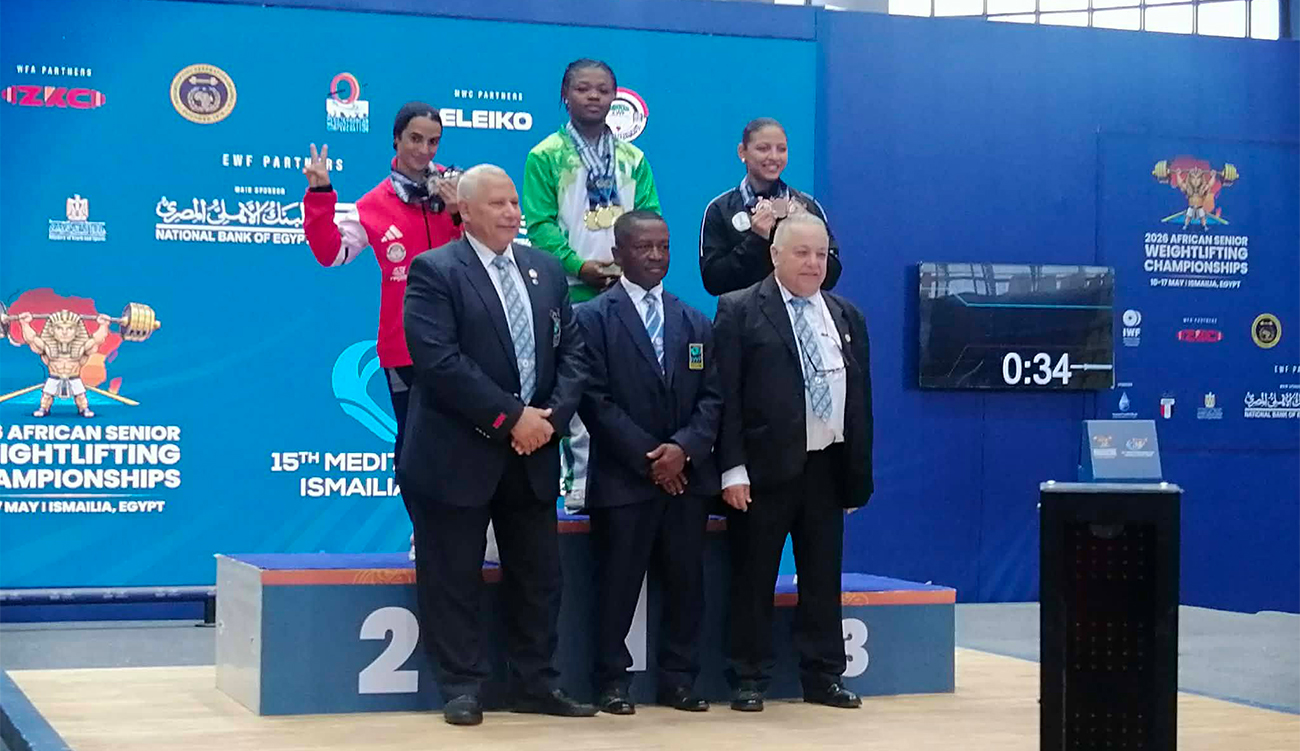 Championnat d’Afrique d’haltérophilie : Eya Aouadi obtient 3 médailles de bronze
