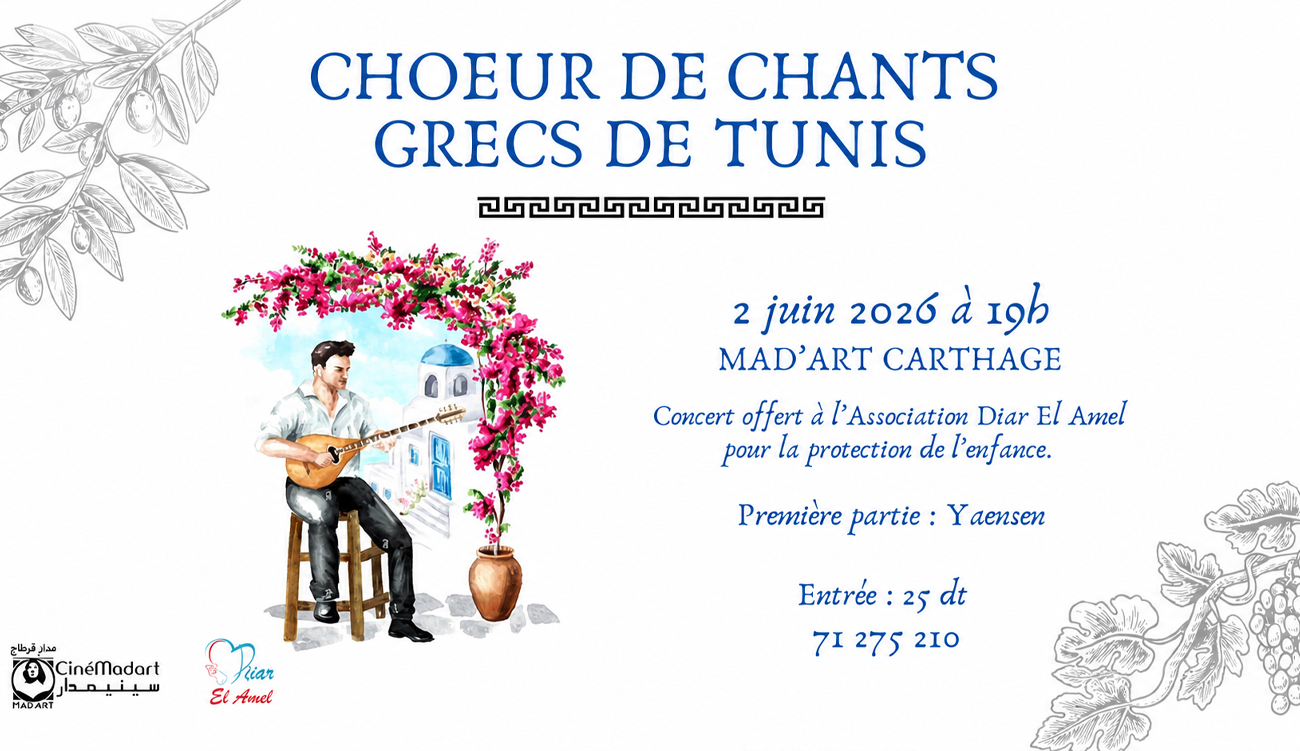 Concert caritatif du Chœur des Chants Grecs le 2 juin.