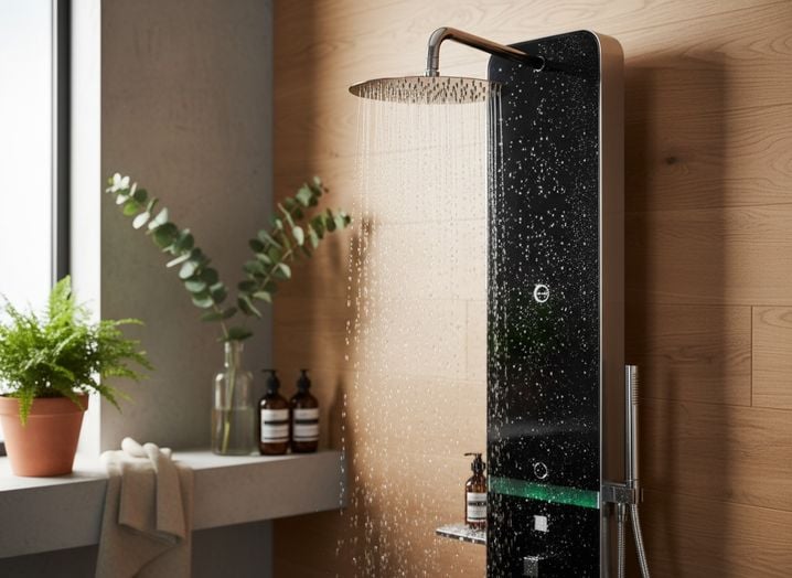 La colonne de douche «Opty-O» stocke à chaque douche les premiers litres d'eau froide avant de les réinjecter.