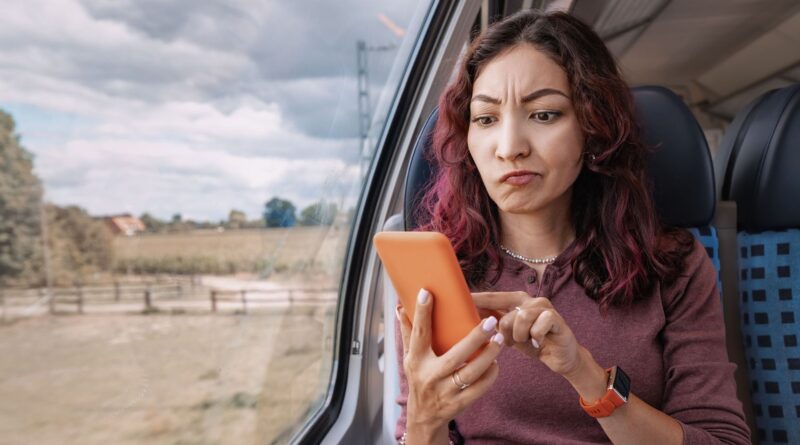Connexion mobile SNCB : les messages passent, les vidéos pas.