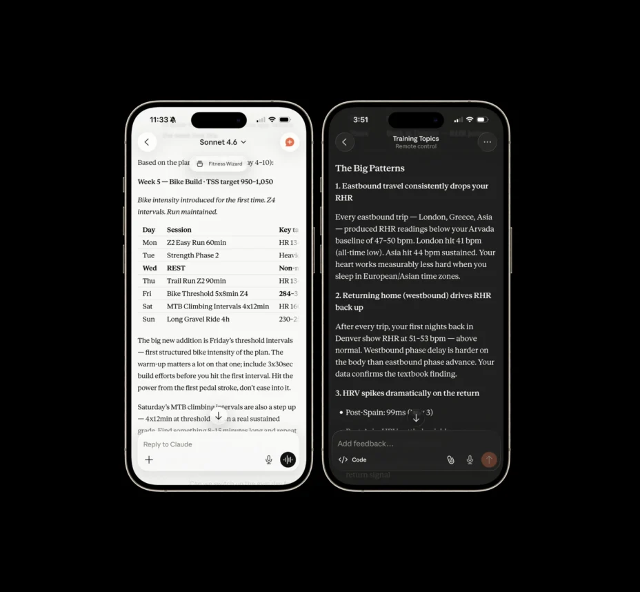 Coros devance Apple et Garmin : vos données vont chez ChatGPT et Claude