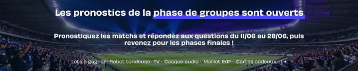 Les pronostics de la phase de groupes sont ouverts