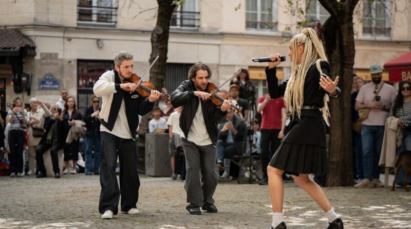 Dans les coulisses du flashmob des Violin Phonix avant l'Eurovision