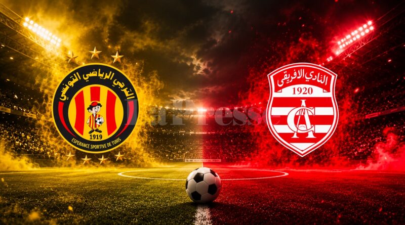 Derby de Tunis : suivre en direct le choc EST–CA.