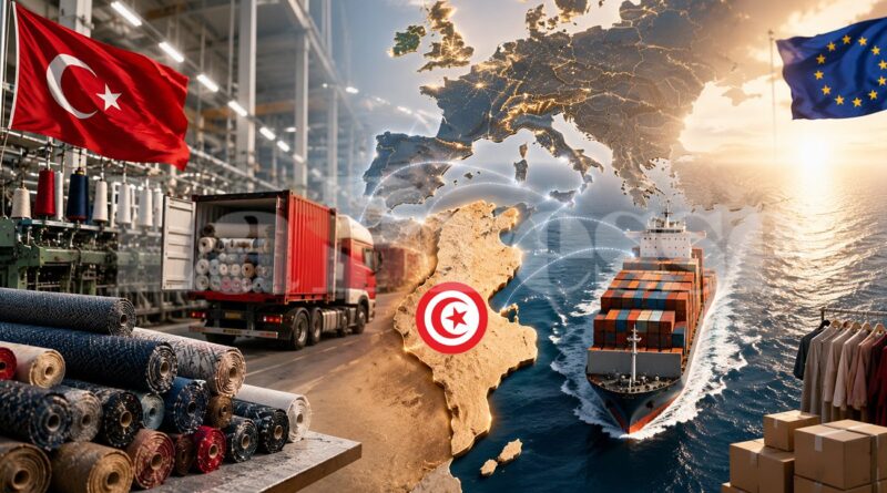 Des tissus turcs transformés en Tunisie pour l'Europe.