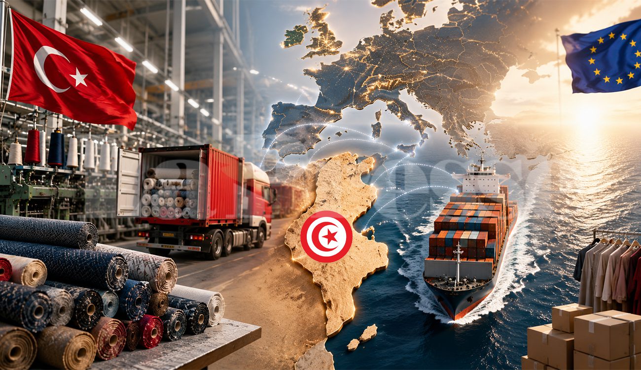 Des tissus turcs transformés en Tunisie pour l'Europe.