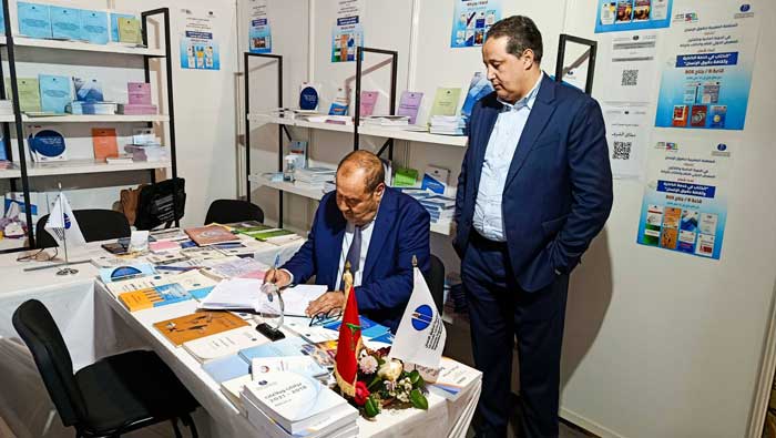 Driss Lachguar visite le stand de l'OMDH au SIEL