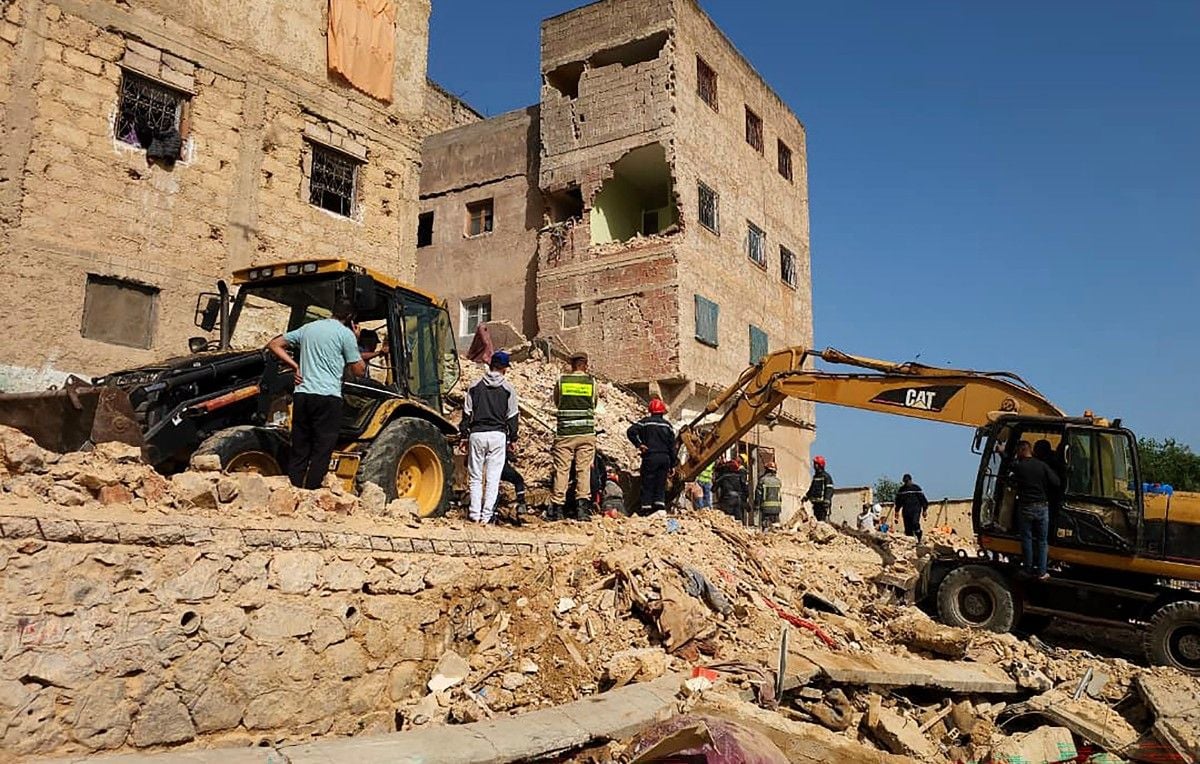 Effondrement d'un immeuble à Fès : au moins neuf morts