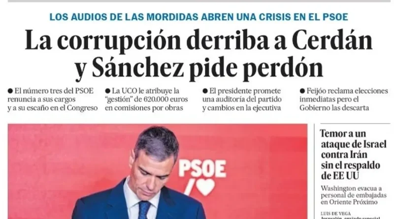 En Espagne, des scandales menacent la classe politique.