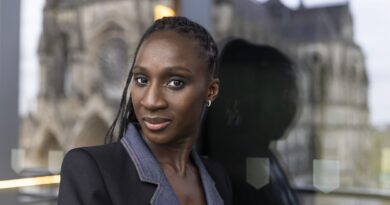 Eye Haïdara et Hugues Dayez au gala d'ouverture du Festival de Cannes.