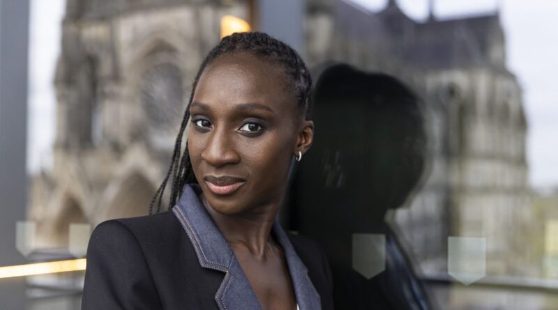 Eye Haïdara et Hugues Dayez au gala d'ouverture du Festival de Cannes.