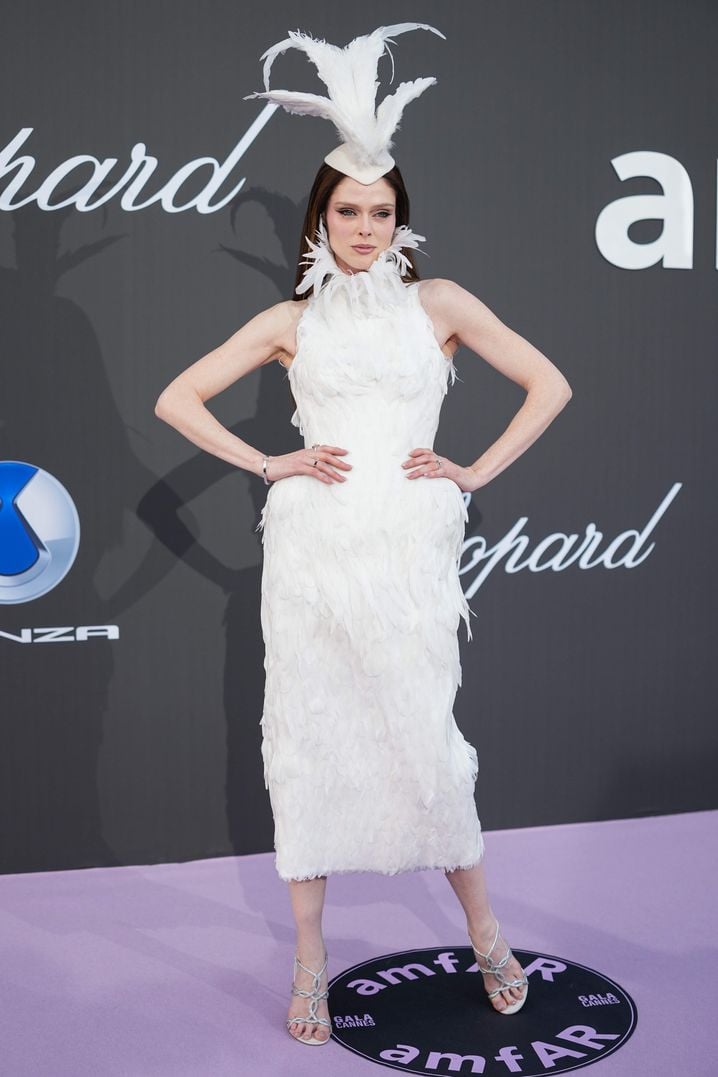 Comme chaque année, le gala de l'Amfar, une soirée caritative au profit de la recherche contre le sida, est aussi l'occasion pour les stars de sortir leurs tenues les plus extravagantes, comme ici la mannequin Coco Rocha.