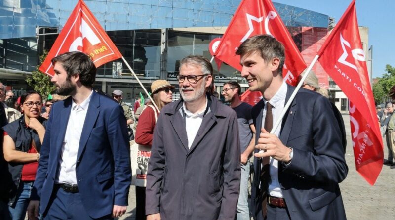 Fête du 1er mai : Olivier Faure attaqué par de la farine à Amiens