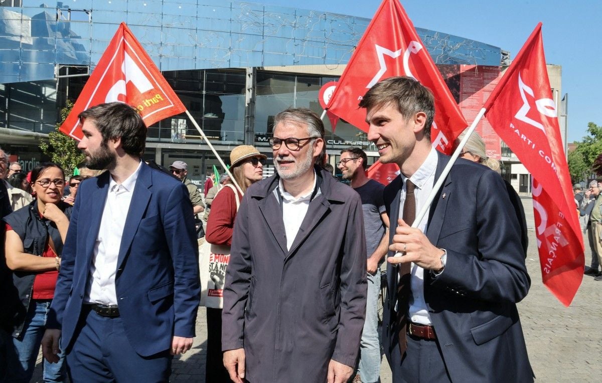 Fête du 1er mai : Olivier Faure attaqué par de la farine à Amiens